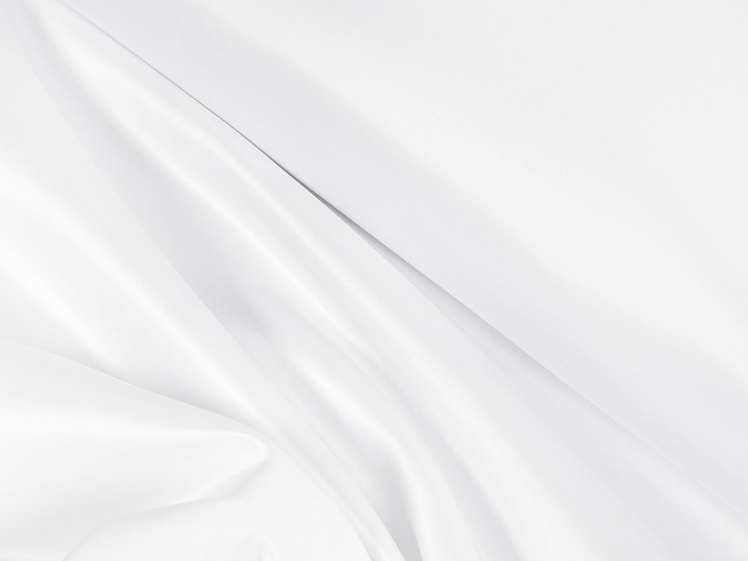 Luksusowa tkanina obrusowa plamoodporna - biała z satynowym wyglądem