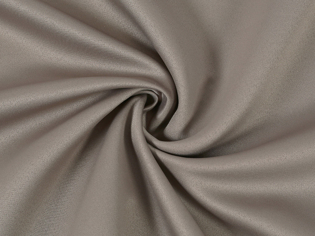 Tkanina dekoracyjna Rongo Deluxe - szaro-brązowa z satynowym połyskiem