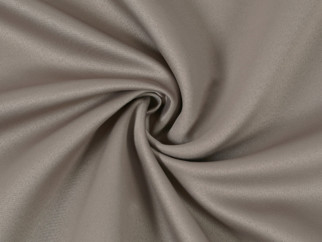 Tkanina dekoracyjna - szaro-brązowa z satynowym połyskiem - szer. 140, 280 cm