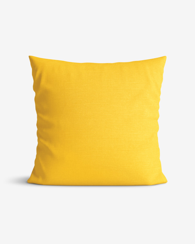 Poszewka na poduszkę dekoracyjna Loneta - żółta