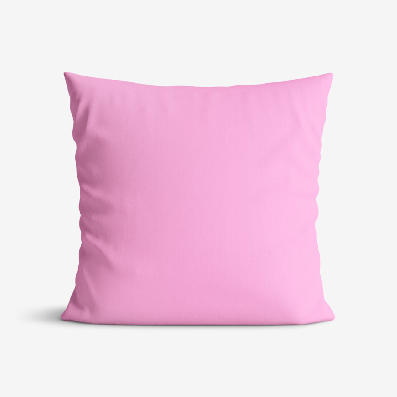 Poszewka na poduszkę bawełniana - różowa