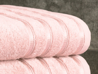 Ręcznik bambusowy BAMBOO LUX - pastelowy różowy