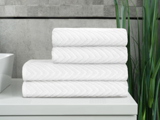 Ręcznik kąpielowy frotte Bali - biały