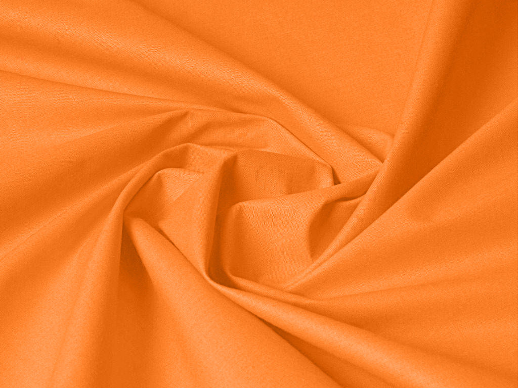 Płótno bawełniane jednokolorowe Suzy - pomarańczowe