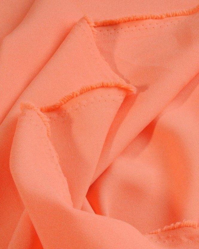 Tkanina dekoracyjna jednokolorowa Rongo - jasnokoralowa