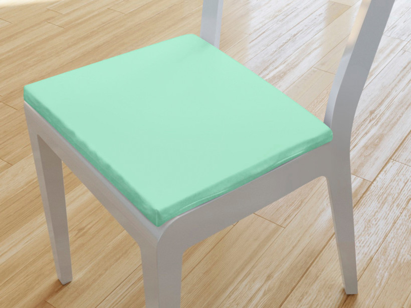 Kwadratowa poduszka na krzesło 38x38 cm Suzy - miętowa