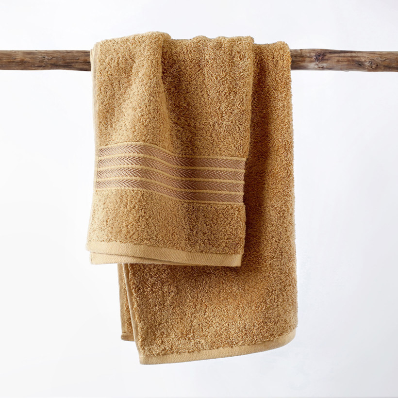Ręcznik frotte Kaya - brązowy