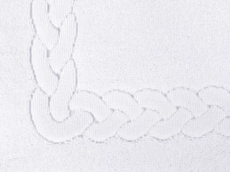 Dywanik łazienkowy frotte Ina - 50x70 cm - biały