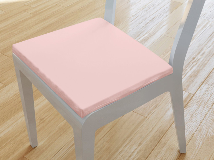 Kwadratowa poduszka na krzesło 38x38 cm Suzy - pudrowy róż starý