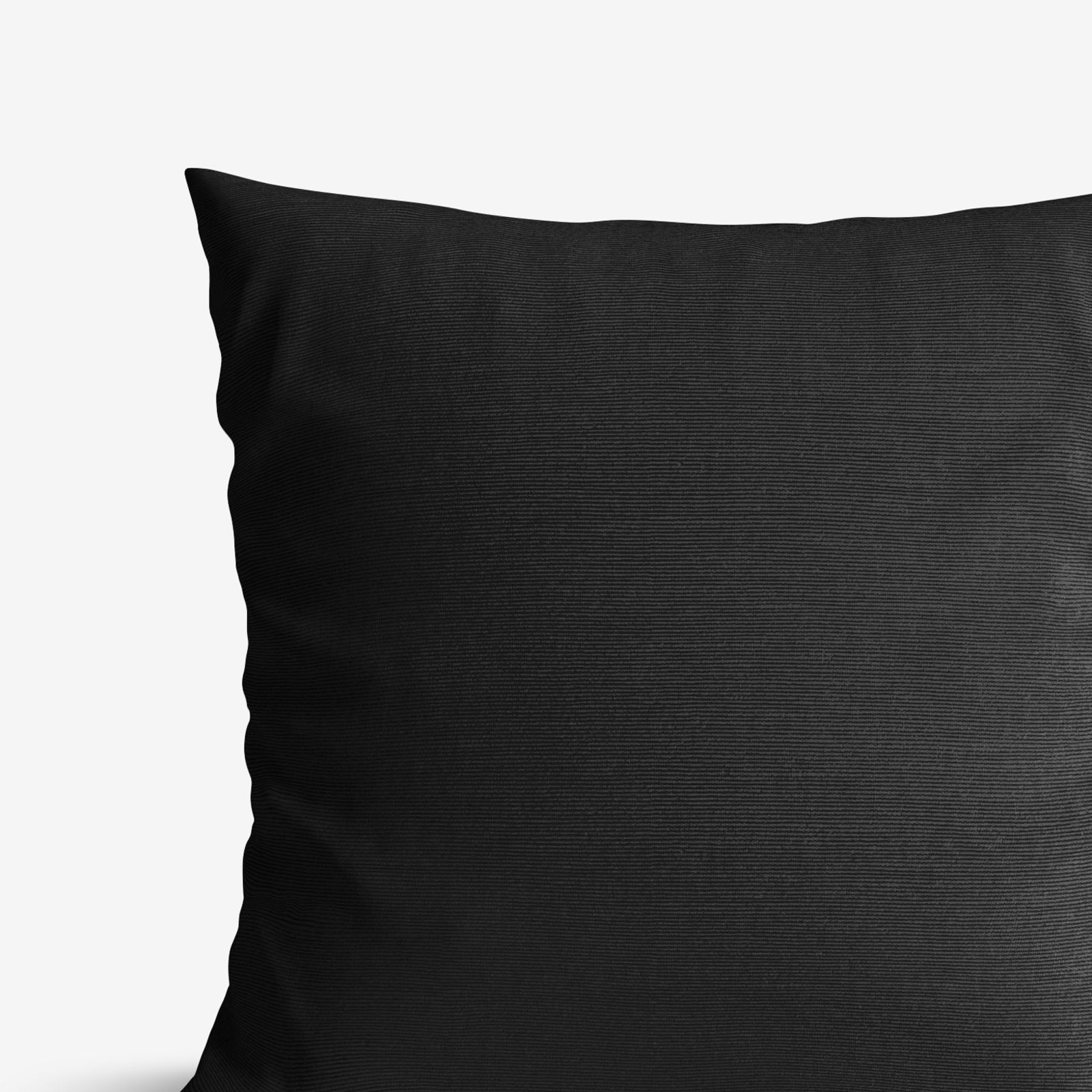 Poszewka na poduszkę dekoracyjna Loneta - czarna