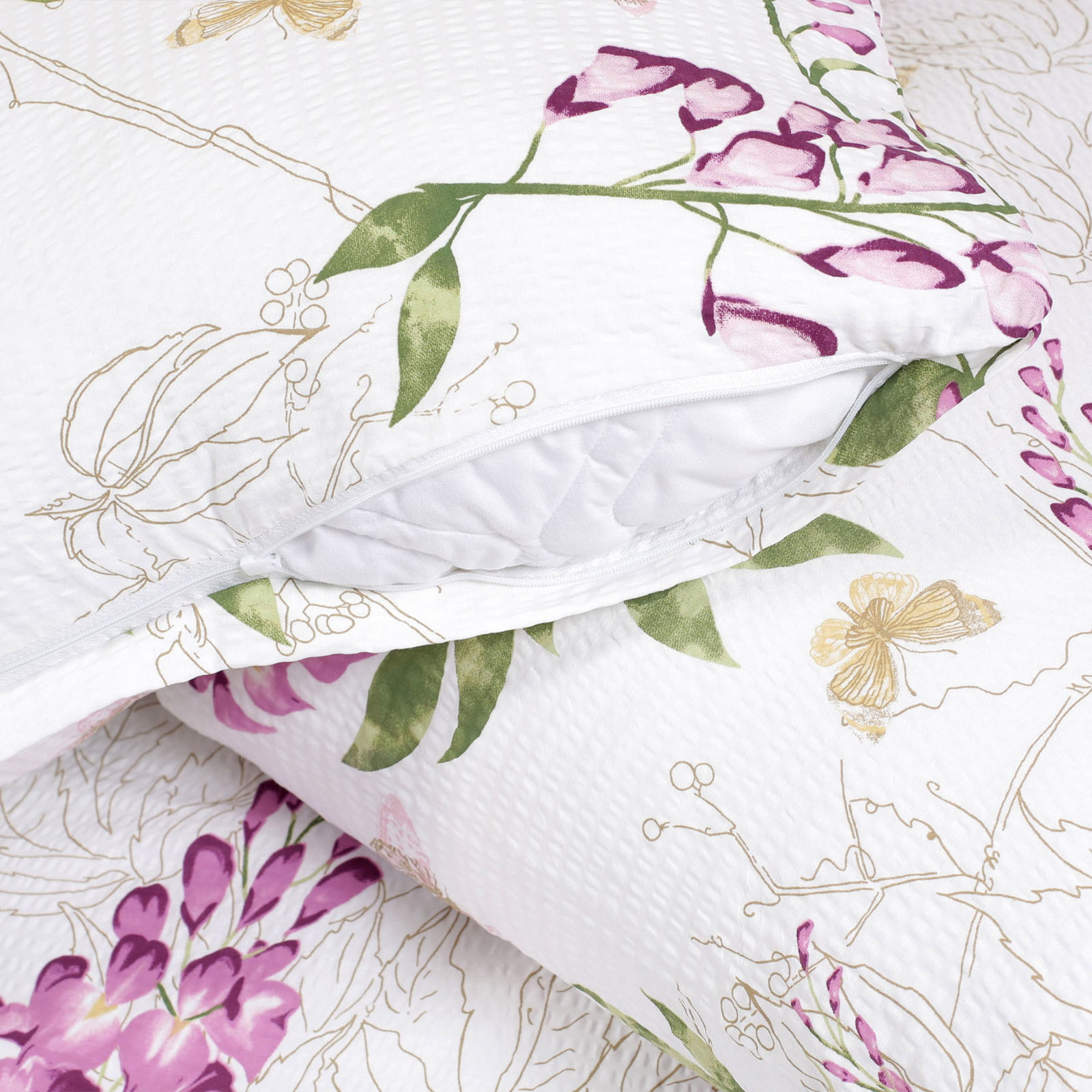 Pościel z kory Deluxe - kwiaty wisterii