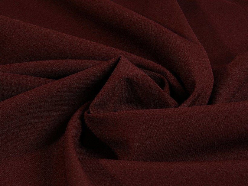 Tkanina dekoracyjna jednokolorowa Rongo - burgundowobrązowa