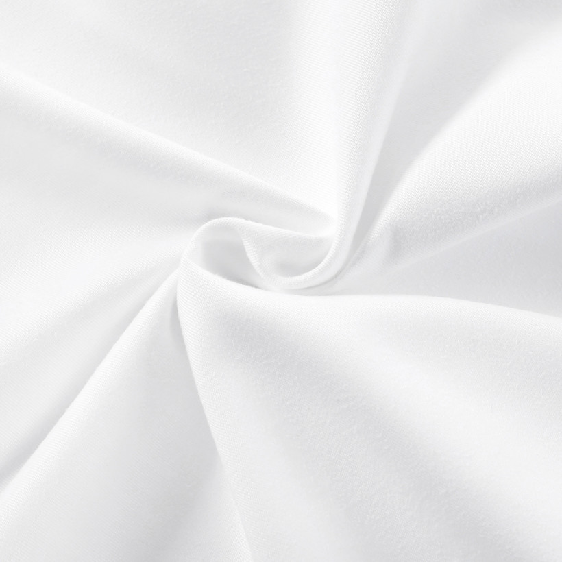 Luksusowa tkanina obrusowa plamoodporna - biała z satynowym połyskiem