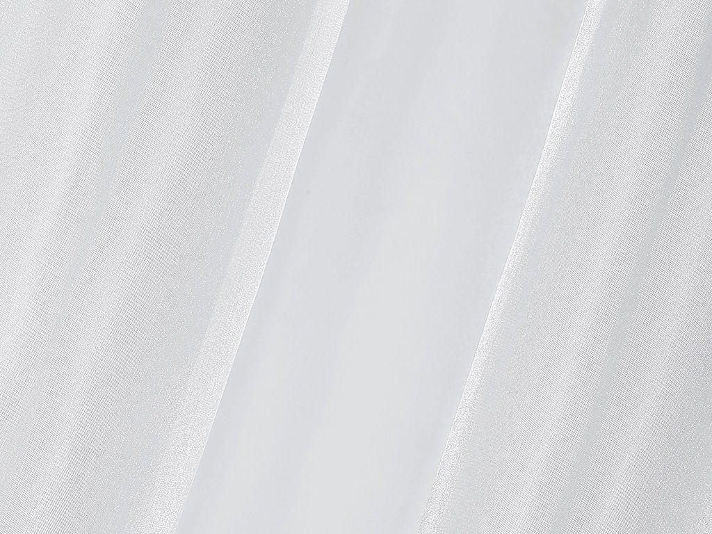 Organza perłowo biała bez wzoru - na metry