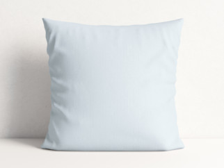 Poszewka na poduszkę bawełniana - szaro-niebieska