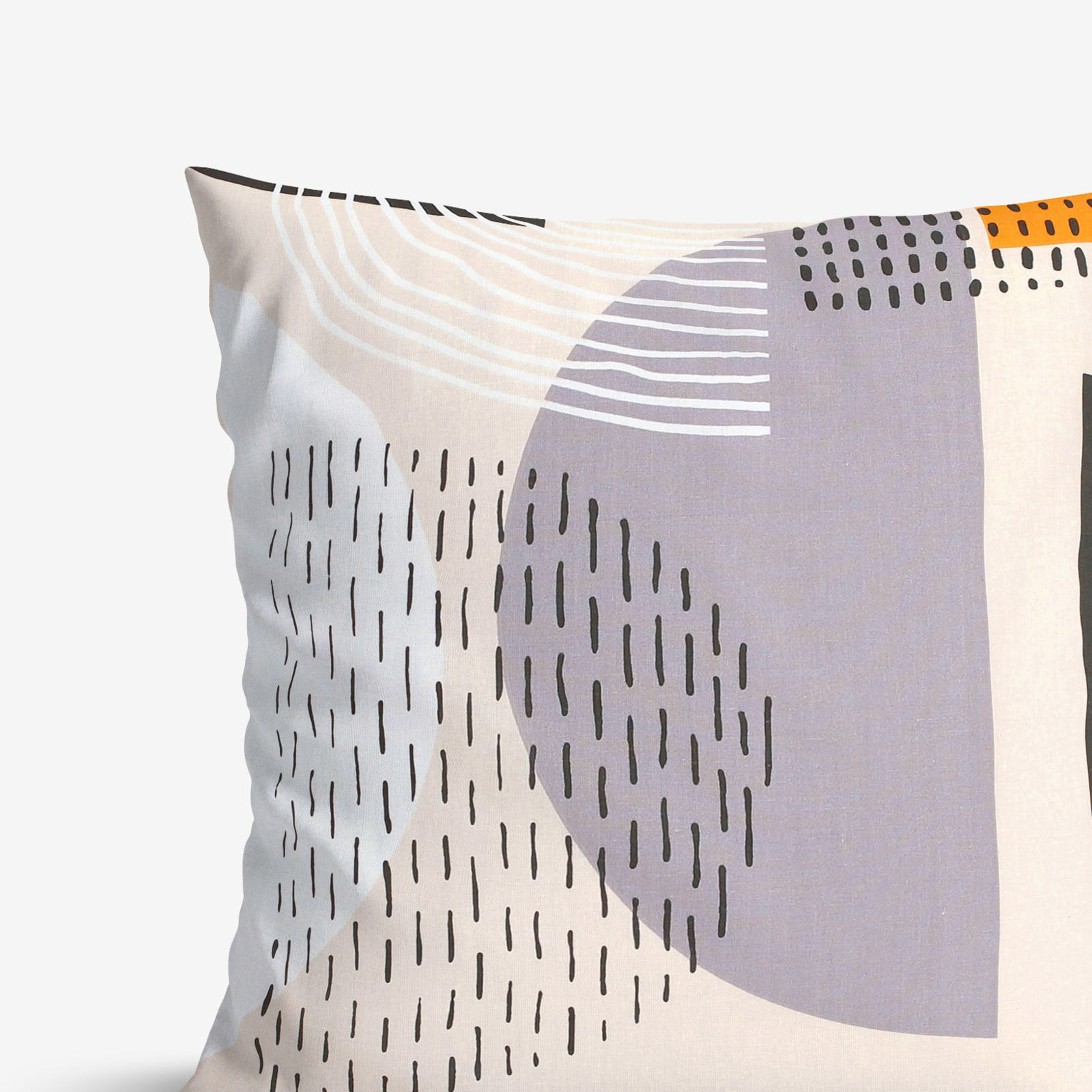 Poszewka na poduszkę bawełniana - kolorowe abstrakcyjne kształty