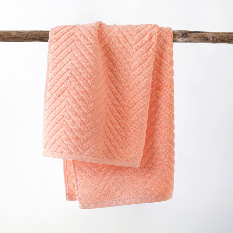 Ręcznik frotte Bali - łosoś