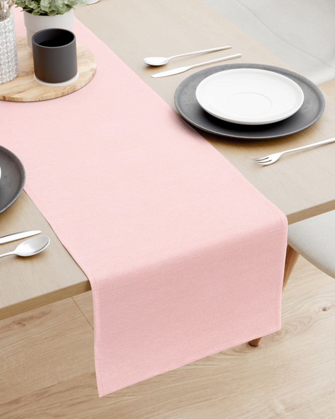 Bieżnik na stół plamoodporny - różowy cieniowany wzór
