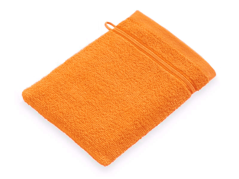 Myjka do kąpieli dla dzieci frotte - pomarańczowa