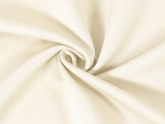 Tkanina dekoracyjna - kremowa z satynowym połyskiem - szer. 140, 280 cm