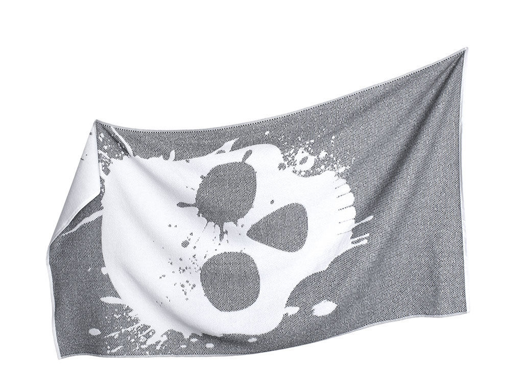 Duży ręcznik plażowy 90x160 cm - czaszka