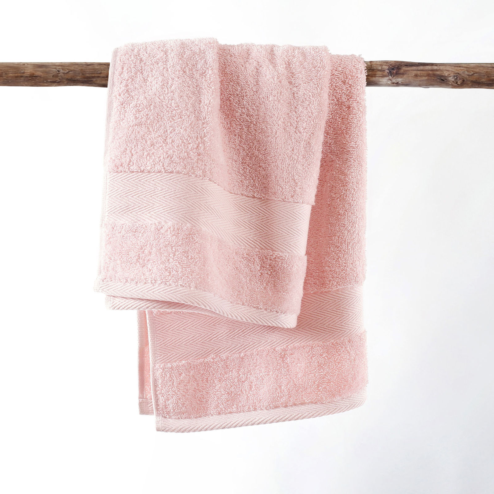 Ręcznik frotte Mali - pastelowy różowy