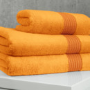 Ręcznik kąpielowy frotte Mikro Exklusiv - pomarańczowy