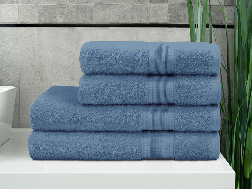 Ręcznik kąpielowy frotte Lima - ciemnoniebieski