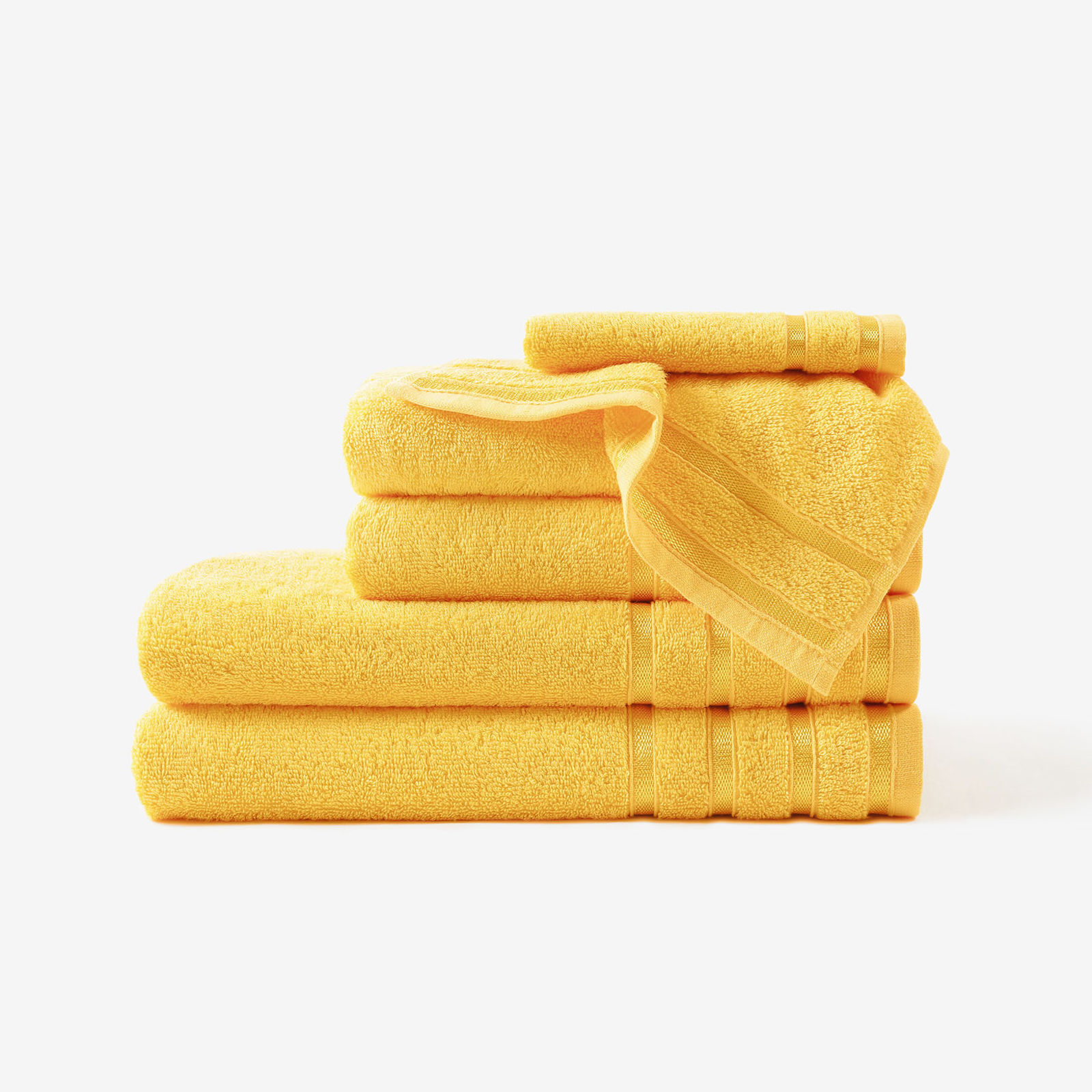 Ręcznik bambusowy BAMBOO LUX - żółty
