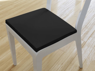 Kwadratowa poduszka na krzesło 38x38 cm Suzy - czarna