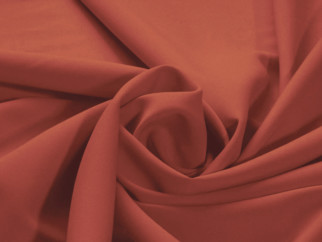 Tkanina dekoracyjna jednokolorowa Rongo - ceglasta - szer. 150 cm